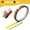 imageHTVRONT Heat Resistant Tape  10mm X 33m Blue Heat Transfer Tape 2 Rolls Heat Tape No Residue High Temperature Tape High Adhesion Heat Tape for Sublimation Heat Press HTV Heat Transfer TapeBrown