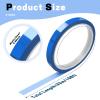 imageHTVRONT Heat Resistant Tape  10mm X 33m Blue Heat Transfer Tape 2 Rolls Heat Tape No Residue High Temperature Tape High Adhesion Heat Tape for Sublimation Heat Press HTV Heat Transfer TapeBlue