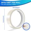 imageHTVRONT Heat Tape for Sublimation 4 Rolls 10mm x33m 108ft Heat Resistant Tape for Heat Press Heat Transfer Tape Thermal Tape for Electronics ampamp Heat Vinyl Press Tape No ResidueTransparent20mm33m