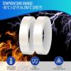 imageHTVRONT Heat Tape for Sublimation 4 Rolls 10mm x33m 108ft Heat Resistant Tape for Heat Press Heat Transfer Tape Thermal Tape for Electronics ampamp Heat Vinyl Press Tape No ResidueTransparent20mm33m