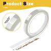 imageHTVRONT Heat Tape for Sublimation 4 Rolls 10mm x33m 108ft Heat Resistant Tape for Heat Press Heat Transfer Tape Thermal Tape for Electronics ampamp Heat Vinyl Press Tape No ResidueTransparent10mm33m