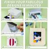 imageHTVRONT Heat Transfer Paper for Dark Fabric  10 Sheets 85quotx11quot Printable Heat Transfer Vinyl for Inkjet Printer  Wash Durable Iron on Transfer PaperFor Light Fabric