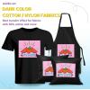 imageHTVRONT Heat Transfer Paper for Dark Fabric  10 Sheets 85quotx11quot Printable Heat Transfer Vinyl for Inkjet Printer  Wash Durable Iron on Transfer PaperFor Dark Fabric