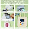 imageHTVRONT Heat Transfer Paper for T Shirts 20 Sheets 85quot X 11quot Printable Heat Transfer Vinyl Vivid Color ampamp Durable Iron on Transfer Paper for Dark FabricLight