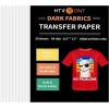 imageHTVRONT Heat Transfer Paper for T Shirts 20 Sheets 85quot X 11quot Printable Heat Transfer Vinyl Vivid Color ampamp Durable Iron on Transfer Paper for Dark FabricDark