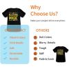 imageHTVRONT Heat Transfer Paper for T Shirts 20 Sheets 85quot X 11quot Printable Heat Transfer Vinyl Vivid Color ampamp Durable Iron on Transfer Paper for Dark FabricDark