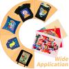 imageHTVRONT Heat Transfer Paper for T Shirts 20 Sheets 85quot X 11quot Printable Heat Transfer Vinyl Vivid Color ampamp Durable Iron on Transfer Paper for Dark FabricDark