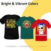 imageHTVRONT Heat Transfer Paper for T Shirts 20 Sheets 85quot X 11quot Printable Heat Transfer Vinyl Vivid Color ampamp Durable Iron on Transfer Paper for Dark FabricDark