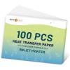 imageHTVRONT Heat Transfer Paper for T Shirts 20 Sheets 85quot X 11quot Printable Heat Transfer Vinyl Vivid Color ampamp Durable Iron on Transfer Paper for Dark FabricDark
