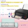 imageHTVRONT Heat Transfer Paper for T Shirts 20 Sheets 85quot X 11quot Printable Heat Transfer Vinyl Vivid Color ampamp Durable Iron on Transfer Paper for Dark FabricLight