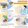 imageHTVRONT Heat Transfer Paper for T Shirts 20 Sheets 85quot X 11quot Printable Heat Transfer Vinyl Vivid Color ampamp Durable Iron on Transfer Paper for Dark FabricMixed