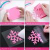 imageHTVRONT Heat Transfer Vinyl Black ampamp White HTV Vinyl Rolls 12 x 20ft HTV Vinyl for Shirts Black Iron on Vinyl for All Cutting Machines  Easy to Cut ampamp Weed for Heat Transfer Design BlackampampWhiteCPink