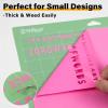imageHTVRONT Heat Transfer Vinyl Black ampamp White HTV Vinyl Rolls 12 x 20ft HTV Vinyl for Shirts Black Iron on Vinyl for All Cutting Machines  Easy to Cut ampamp Weed for Heat Transfer Design BlackampampWhiteCPink