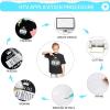imageHTVRONT Heat Transfer Vinyl Black ampamp White HTV Vinyl Rolls 12 x 20ft HTV Vinyl for Shirts Black Iron on Vinyl for All Cutting Machines  Easy to Cut ampamp Weed for Heat Transfer Design BlackampampWhiteCBlack  Black