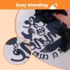 imageHTVRONT Heat Transfer Vinyl Black ampamp White HTV Vinyl Rolls 12 x 20ft HTV Vinyl for Shirts Black Iron on Vinyl for All Cutting Machines  Easy to Cut ampamp Weed for Heat Transfer Design BlackampampWhiteCBlack  White  Red