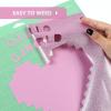imageHTVRONT Heat Transfer Vinyl Black ampamp White HTV Vinyl Rolls 12 x 20ft HTV Vinyl for Shirts Black Iron on Vinyl for All Cutting Machines  Easy to Cut ampamp Weed for Heat Transfer Design BlackampampWhiteGlitterLight Purple