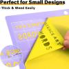 imageHTVRONT Heat Transfer Vinyl Black ampamp White HTV Vinyl Rolls 12 x 20ft HTV Vinyl for Shirts Black Iron on Vinyl for All Cutting Machines  Easy to Cut ampamp Weed for Heat Transfer Design BlackampampWhiteCYellow