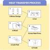 imageHTVRONT Heat Transfer Vinyl Black ampamp White HTV Vinyl Rolls 12 x 20ft HTV Vinyl for Shirts Black Iron on Vinyl for All Cutting Machines  Easy to Cut ampamp Weed for Heat Transfer Design BlackampampWhiteGlitterSilver