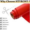 imageHTVRONT Heat Transfer Vinyl Black ampamp White HTV Vinyl Rolls 12 x 20ft HTV Vinyl for Shirts Black Iron on Vinyl for All Cutting Machines  Easy to Cut ampamp Weed for Heat Transfer Design BlackampampWhiteCRed