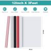 imageHTVRONT Heat Transfer Vinyl Black ampamp White HTV Vinyl Rolls 12 x 20ft HTV Vinyl for Shirts Black Iron on Vinyl for All Cutting Machines  Easy to Cut ampamp Weed for Heat Transfer Design BlackampampWhiteCWhite
