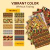 imageHTVRONT Heat Transfer Vinyl Bundle  2 Pack 12quot x 8ft Black ampamp Red Iron On Vinyl for Shirts Easy to Cut ampamp Weed for Cricut ampamp CameoKwanzaa