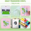 imageHTVRONT Heat Transfer Vinyl Red Iron on Vinyl12 x 60FT Red HTV Vinyl Roll Easy to Cut ampamp Weed for Heat Vinyl DesignMulticolor