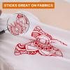 imageHTVRONT Heat Transfer Vinyl Red Iron on Vinyl12 x 60FT Red HTV Vinyl Roll Easy to Cut ampamp Weed for Heat Vinyl DesignRed