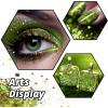 imageHTVRONT Holographic Orange Glitter  100g353oz Chunky Glitter for Resin Craft Tumbler Body Makeup Nail Glitter100g Light Green