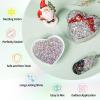 imageHTVRONT Holographic Orange Glitter  100g353oz Chunky Glitter for Resin Craft Tumbler Body Makeup Nail Glitter200g Silver