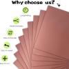 imageHTVRONT Holographic Vinyl  12 Sheets 12 quotx12 Holographic Permanent Vinyl for All Cutting Machine  Easy to Weed ampamp Transfer Iridescent Craft Adhesive Vinyl SheetsRose Gold Metallic Vinyl