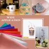 imageHTVRONT Holographic Vinyl  12 Sheets 12 quotx12 Holographic Permanent Vinyl for All Cutting Machine  Easy to Weed ampamp Transfer Iridescent Craft Adhesive Vinyl SheetsMetallic Vinyl