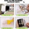 imageHTVRONT Holographic Vinyl  12 Sheets 12 quotx12 Holographic Permanent Vinyl for All Cutting Machine  Easy to Weed ampamp Transfer Iridescent Craft Adhesive Vinyl SheetsChampagne Gold Metallic Vinyl