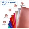 imageHTVRONT Holographic Vinyl  12 Sheets 12 quotx12 Holographic Permanent Vinyl for All Cutting Machine  Easy to Weed ampamp Transfer Iridescent Craft Adhesive Vinyl SheetsMetallic Vinyl