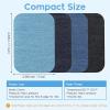 imageHTVRONT Iron on Patches for Clothes 20PCS Iron on Patches for Jeans 3quot by 414quot 4 Shades of Cotton Denim Clothing Repair and Decoration Kit for DIY Repair Crafting EmbellishmentBlackA