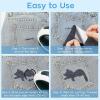 imageHTVRONT Iron on Patches for Clothes 20PCS Iron on Patches for Jeans 3quot by 414quot 4 Shades of Cotton Denim Clothing Repair and Decoration Kit for DIY Repair Crafting EmbellishmentDark Blue