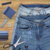 imageHTVRONT Iron on Patches for Clothes 20PCS Iron on Patches for Jeans 3quot by 414quot 4 Shades of Cotton Denim Clothing Repair and Decoration Kit for DIY Repair Crafting EmbellishmentLight BlueRolls