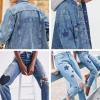 imageHTVRONT Iron on Patches for Clothes 20PCS Iron on Patches for Jeans 3quot by 414quot 4 Shades of Cotton Denim Clothing Repair and Decoration Kit for DIY Repair Crafting EmbellishmentDenim Patches