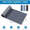 imageHTVRONT Iron on Patches for Clothes 20PCS Iron on Patches for Jeans 3quot by 414quot 4 Shades of Cotton Denim Clothing Repair and Decoration Kit for DIY Repair Crafting EmbellishmentLight BlueRolls