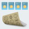 imageHTVRONT Kraft Sticker Paper  30 Sheets Kraft Paper Sheets for Laser ampamp Inkjet Printer Retro Style Brown Printer Paper Suit for ScrapbookingDrawingsBottle LabelsArts and Crafts 85quot x 11quot