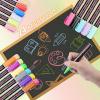 imageHTVRONT Liquid Chalk Markers for Blackboard Erasable  Liquid Chalk Pens 24 Colors Chalkboard Markers 5mm Reversible Tip  Teen Girl Gifts Christmas Art Supplies for 4 6 8 10 12 Year Old