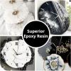 imageHTVRONT Mica Powder for Epoxy Resin  176 oz50 g Mica Pigment Powder Mica Powder for Soap Making Resin Candle Making Bath Bomb Mica Pigment PowderCharcoal GrayWhite50g