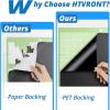 imageHTVRONT Permanent Vinyl Bundle 8 Colors 12quot x 5ft Permanent Adhesive Vinyl Rolls Compatible with Cricut Cutting Machine Silhouette Cameo Cutters Signs Scrapbooking Craft Die CuttersMatte Black
