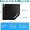 imageHTVRONT Permanent Vinyl Bundle 8 Colors 12quot x 5ft Permanent Adhesive Vinyl Rolls Compatible with Cricut Cutting Machine Silhouette Cameo Cutters Signs Scrapbooking Craft Die CuttersMatte Black