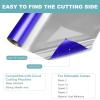 imageHTVRONT Permanent Vinyl Roll Bundle  12quot x 3 ft 13Pack MultiColors Permanent Adhesive Vinyl Rolls 1 Transfer Tape Compatible with Cricut Cutting Machine Silhouette Cameo CuttersMatte Metallic Blue