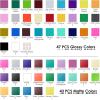 imageHTVRONT Permanent Vinyl for Cutting Machine100 Pack 12 quotx12 Adhesive Vinyl Sheets Set 90 Sheets Permanent Bundle ampamp 10 Transfer Tape for Projects and CraftingMulticolored1
