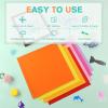 imageHTVRONT Permanent Vinyl for Cutting Machine100 Pack 12 quotx12 Adhesive Vinyl Sheets Set 90 Sheets Permanent Bundle ampamp 10 Transfer Tape for Projects and CraftingMulticolored80 Sheets
