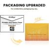 imageHTVRONT Printable Vinyl for Inkjet Printer ampamp Laser Printer  40 Pcs Glossy White Waterproof Printable Vinyl Sticker Paper 85quotx11quotGlossy White