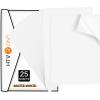 imageHTVRONT Printable Vinyl for Inkjet Printer ampamp Laser Printer  40 Pcs Glossy White Waterproof Printable Vinyl Sticker Paper 85quotx11quotMatte White