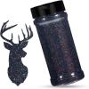 imageHTVRONT Red Glitter Fine Glitter  50g176oz Extra Fine Glitter for Crafts 1128 Portable Resin Glitter for Nails Tumblers OrnamentsAHolographic Black