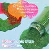 imageHTVRONT Red Glitter Fine Glitter  50g176oz Extra Fine Glitter for Crafts 1128 Portable Resin Glitter for Nails Tumblers OrnamentsAHolographic Green